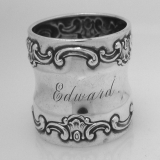 .American Sterling Silver Strasbourg Pattern Napkin Ring by Gorham 1890