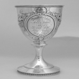 .Presentation Goblet Repousse Wood and Hughes 1874