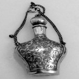 .Russian Niello Scent Bottle 1890
