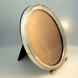 .Sterling Silver Large Oval Picture Frame Gorham 1930