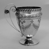 .Child′s Cup Rosette Gorham 1869 Sterling Silver