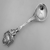 .Norwegian Arts and Crafts Sugar Spoon Sterling Silver 1930