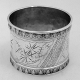 .American Coin Silver Napkin Ring 1882
