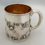 .Gorham Sterling Silver Baby Cup 1897
