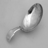 .Tea Caddy Spoon Francis Powell 1824 London Sterling Silver