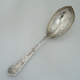 .Cupid Berry Spoon Albert Coles Sterling Silver 1878