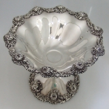 .Sterling Silver Chrysanthemum Compote Dominick and Haff 1896 
