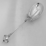 .American Sterling Silver Aesthetic Period Serving Spoon Providence 1868