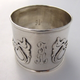.Art Nouveau Sterling Silver Napkin Ring W Kerr 1900