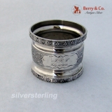 .American Coin Silver Napkin Ring 1870