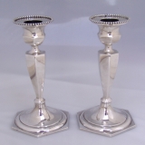 .Colonial Rivival Candlesticks Gorham Sterling Silver 1900