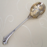 .Aesthetic Ball Handle Serving Spoon 1870 Sterling Silver