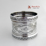 .American Coin Silver Napkin Ring 1870