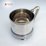 .Arabesque Style Mug Whiting 1875 Sterling Silver 