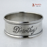 .Gorham Sterling Silver Napkin Ring 1940 Dorothy