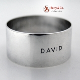 .Tiffany Napkin Ring Sterling Silver 1943 David