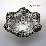 .William Kerr Thistle Pattern Serving Bowl Sterling Silver 1900
