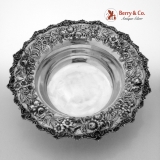 .Repousse Large Serving Bowl S Kirk And Son 1940 Sterling Silver 