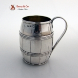 .Small Mug Barrel Form Sheffield 1794