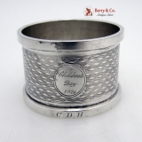 .Chlidren′s Day 1924 Napkin Ring English Sterling Silver