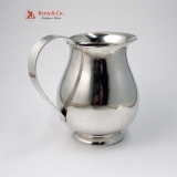 .Porter Blanchard Water Pitcher Hand Made Hammered Sterling Silver 1950