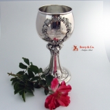 .German Ornate Goblet 800 Solid Silver 1896
