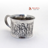 .Sterling Silver Follow The Leader Baby Cup Gorham 1906