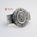 .Medallion Coin Silver Napkin Ring 1860