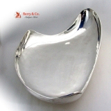 .Modernist Center Piece Bowl Arts and Crafts Sterling Silver Hand Made C Zurita