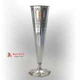 .Tiffany and Company Ocatgonal Vase Sterling Silver 1910