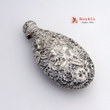 .Repousse Flask Sterling Silver s. Kirk and Son
