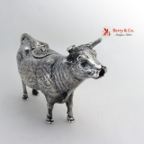 .Figural Cow Creamer Sterling Silver 1900