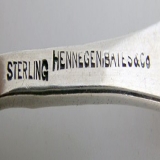 .American Beauty Sugar Tongs Shiebler Sterling Silver 1897 No Monogram