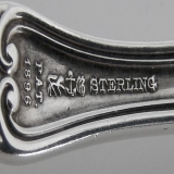 .Asparagus Serving Fork Maryland Gorham 1896 Sterling Silver Monogram S