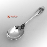 .Grande Baroque Gumbo Chowder Soup Spoon Sterling Silver Wallace 1941