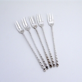 .Towle Monogrammed Cocktail Forks Sterling Silver 1890