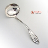.Eugenie Early San Francisco Soup Ladle Coin Silver F R Reichel 1860