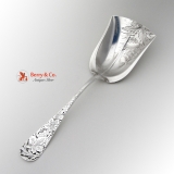.Grapevine Shovel Scoop Aesthetic Acid Etched Sterling Silver 1880 No Mono