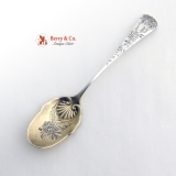 .Chrysanthemum Ice Cream  Spoons 6 Sterling Silver Gorham 1885
