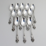 .Lily 12 Coffee Spoons Watson Sterling Silver