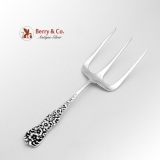.Rococo Toast Fork Sterling Silver Dominick Haff 1888