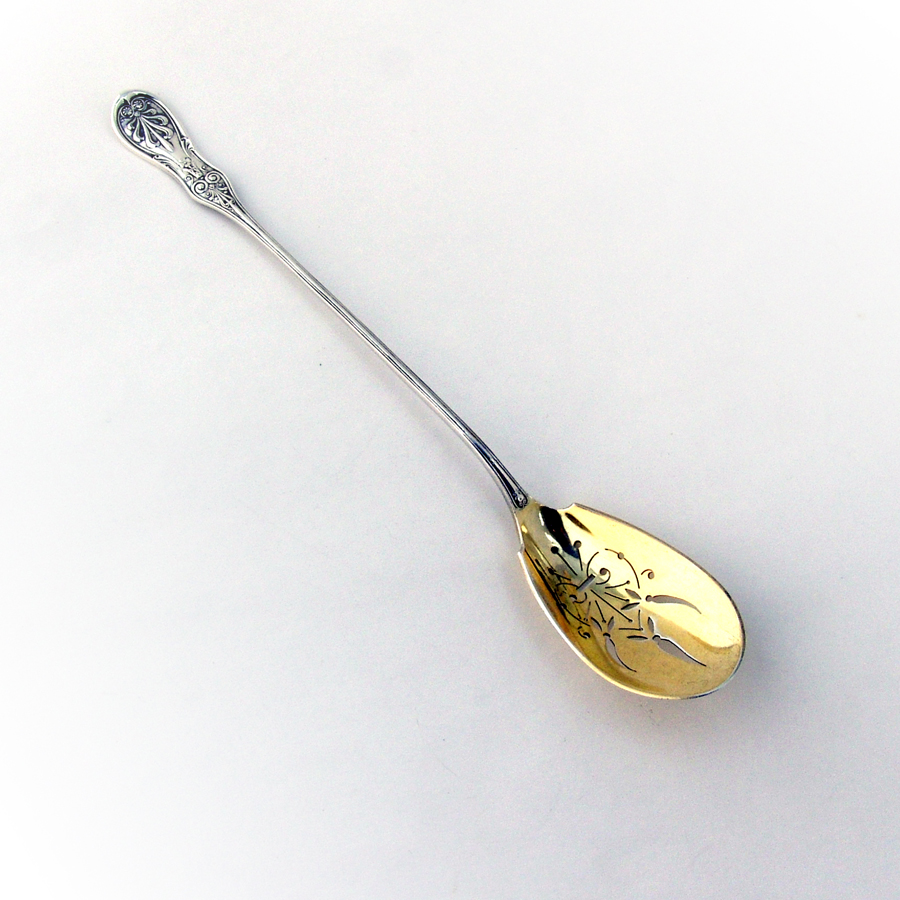 Tiffany Co Saratoga Oyster Spoon Gilt Bowl Sterling Silver eBay