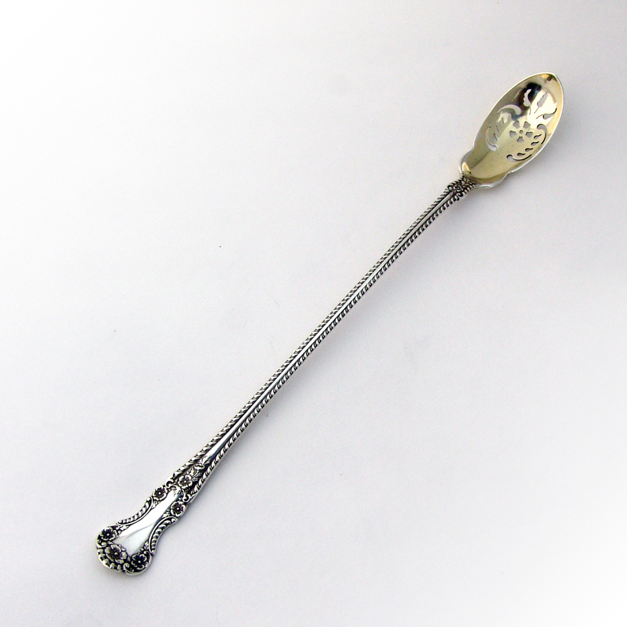 Gorham Cambridge Pierced Olive Spoon Long Handle Sterling Silver eBay