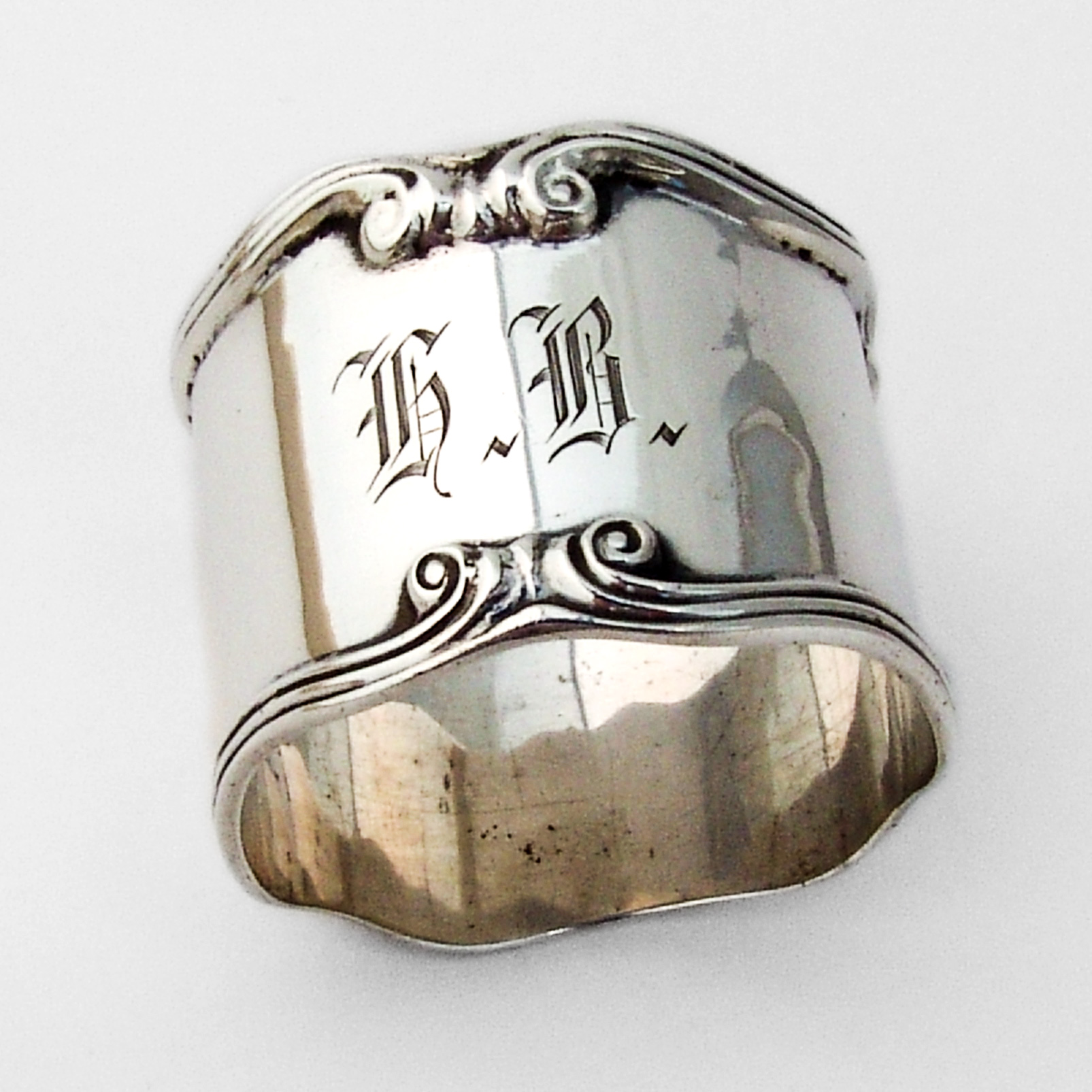 Towle Paul Revere Napkin Ring Sterling Silver Mono HB eBay