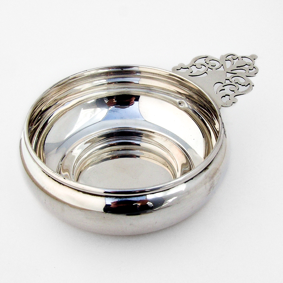 silver bowl for baby feeding