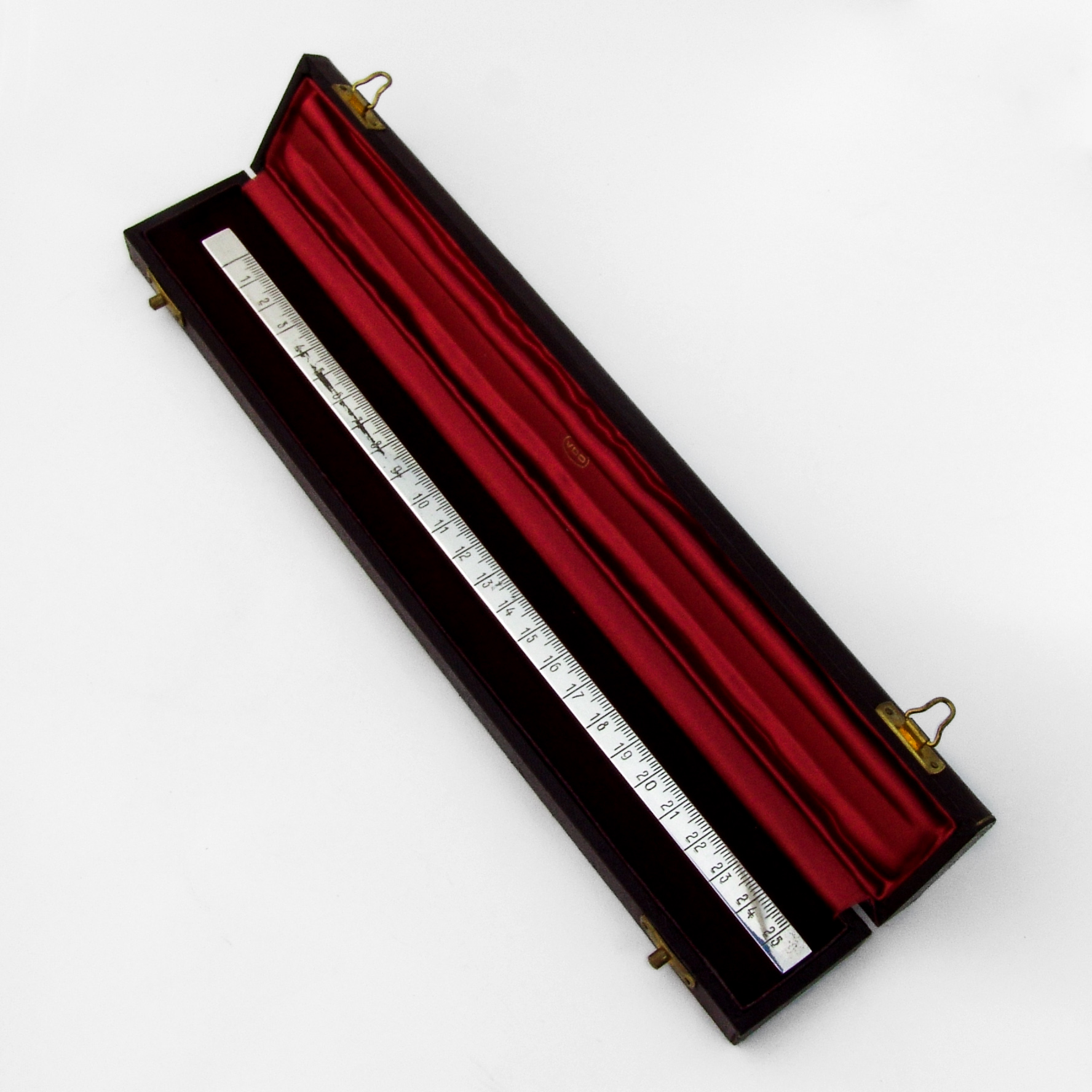 German Presentation Ruler 25 cm Sterling Silver 1970 Boxed eBay