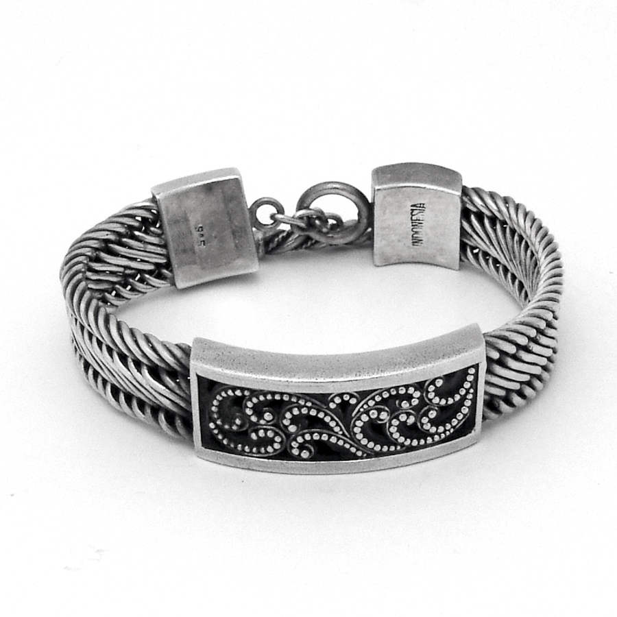 Lois Hill Bracelet Toggle Clasp Sterling Silver | eBay
