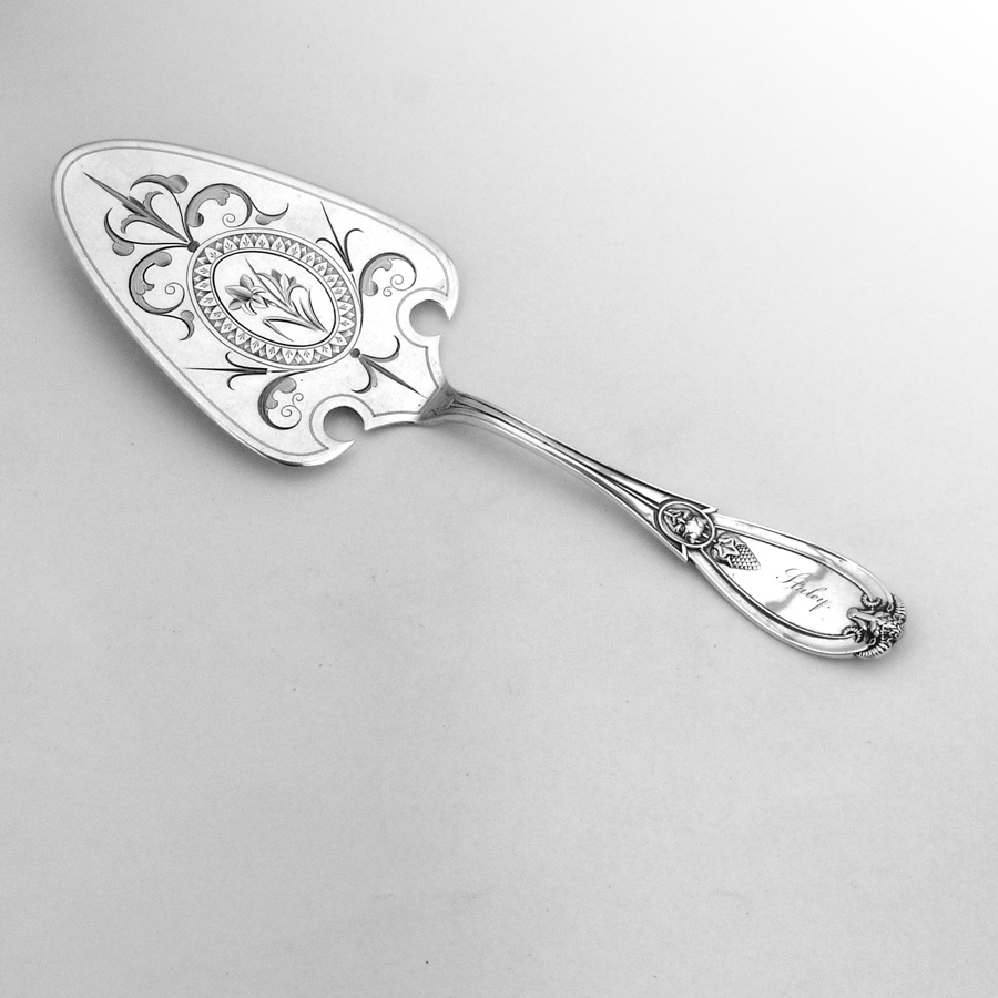 Grecian Pie Server Henry Hebbard Sterling Silver 1862 Mono Staley